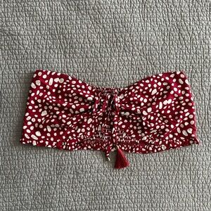 Polka Dot Bandeau Top